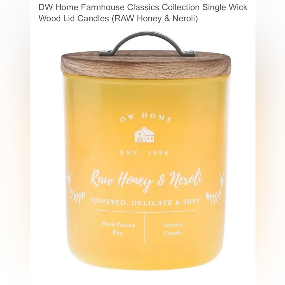DW Home Yellow Raw Honey & Neroli Candle